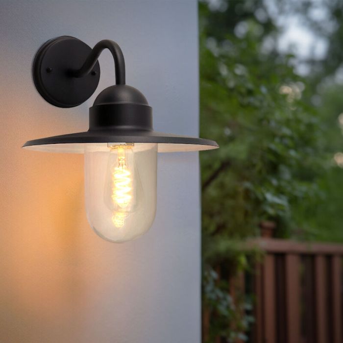 Lampada da esterno nera classica, Maxx, IP44