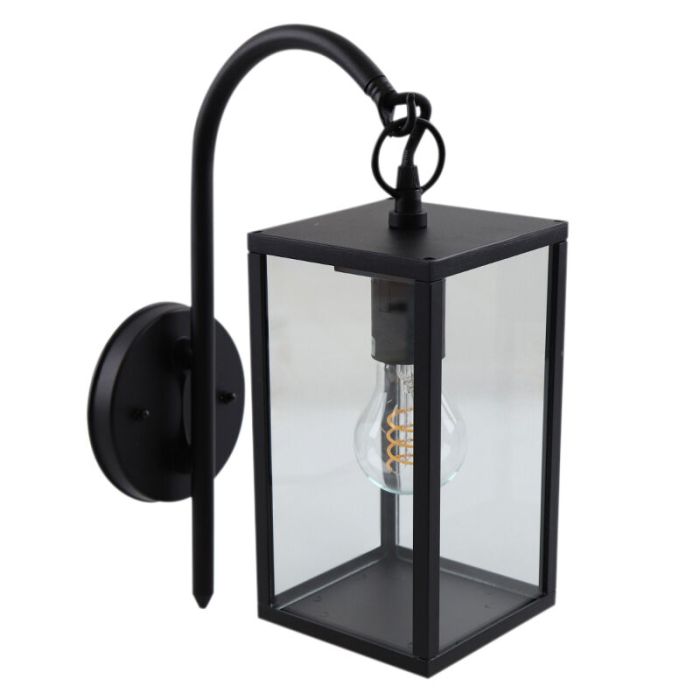 Lampada da esterno nera classica, Janco, IP44