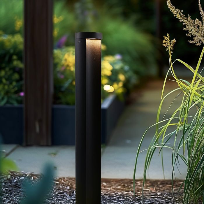 Lampada da esterno nera moderna, Moreno, 6W, 3000K LED, IP54