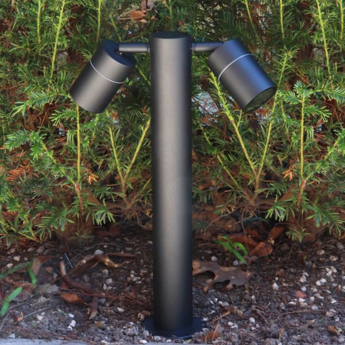Lampada da esterno nera moderna, Clevor, IP44