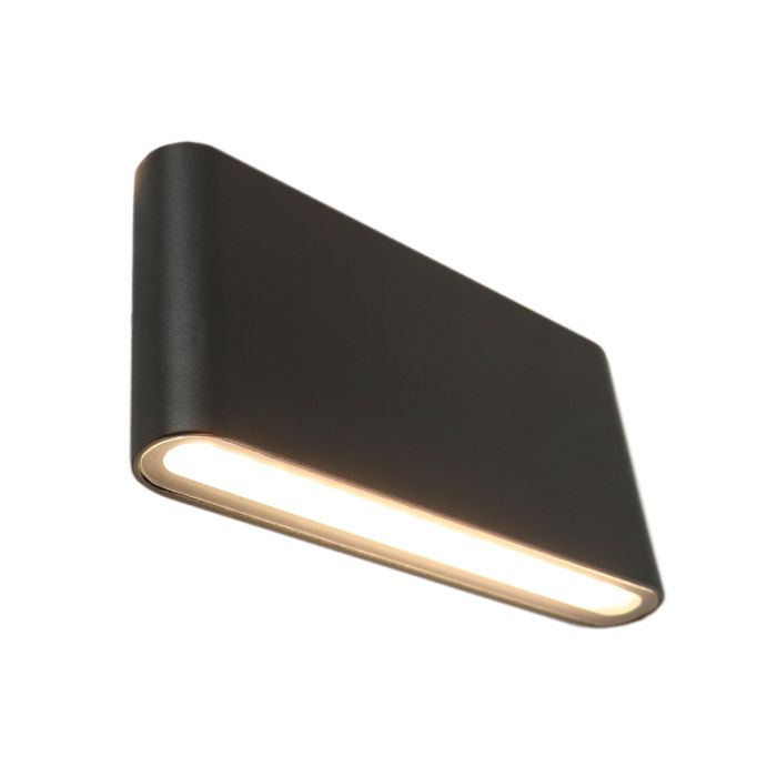 Lampada da esterno nera moderna, Cailey, 10W, 3000K LED, IP54