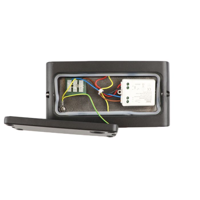 Lampada da esterno nera moderna, Cailey, 10W, 3000K LED, IP54
