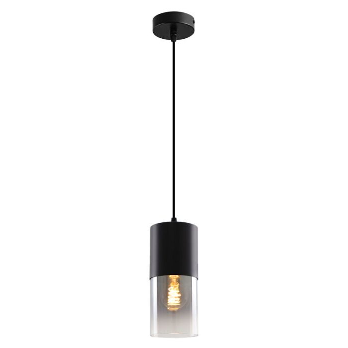 Lampada a sospensione nera moderna, Huy