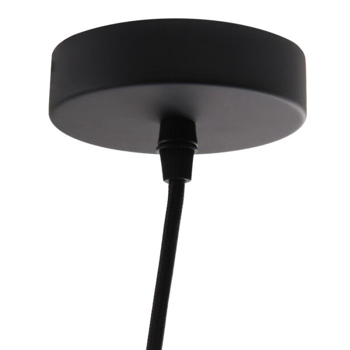 Lampada a sospensione nera moderna, Huy