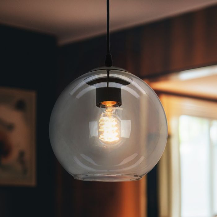 Lampada a sospensione grigia design, Giada