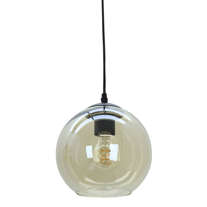 Lampada a sospensione ambrata design, Giada