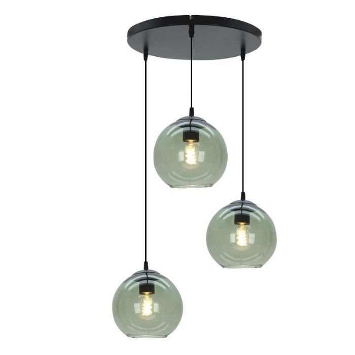 Lampada a sospensione verde design, Giada