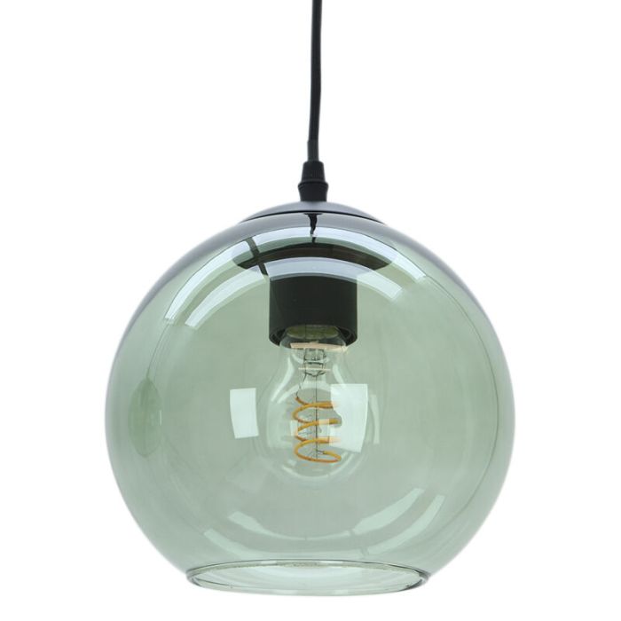 Lampada a sospensione verde design, Giada