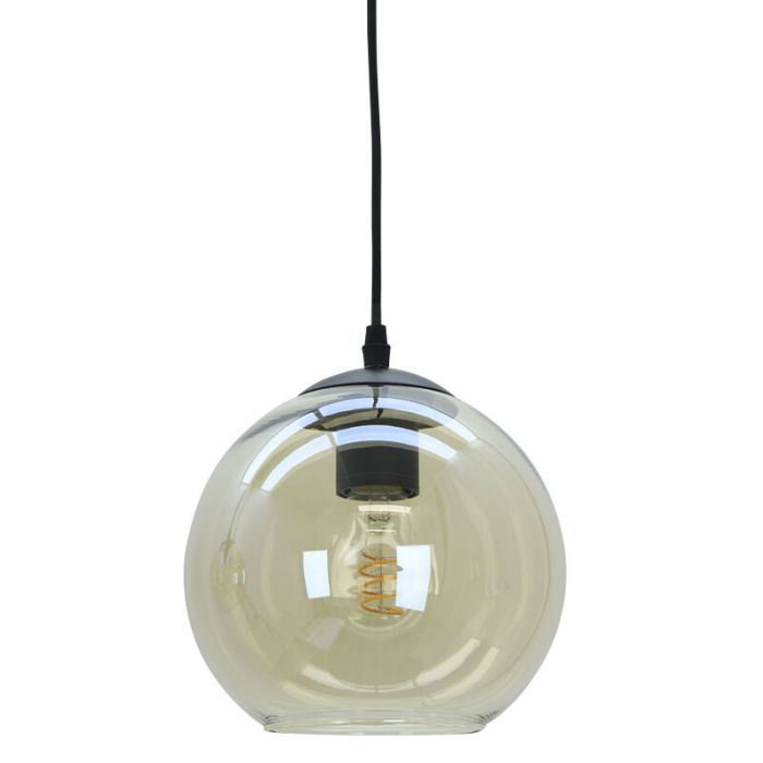 Lampada a sospensione ambrata design, Giada