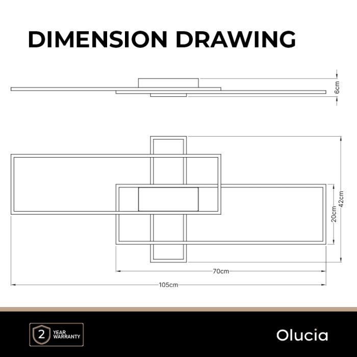 Lampada da soffitto in ottone moderna, Alessandro