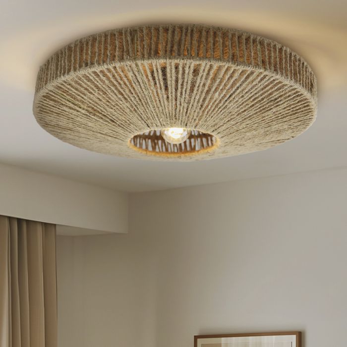 Lampada da soffitto marrone rustica, Sanny