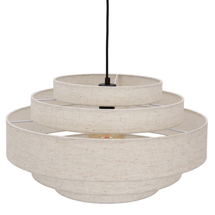 Lampada a sospensione beige moderna, Timmy