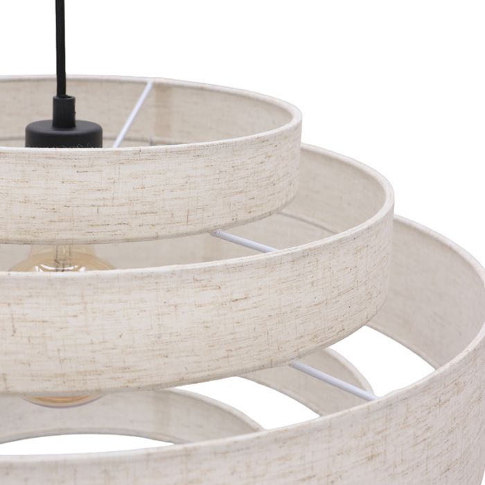Lampada a sospensione beige moderna, Timmy