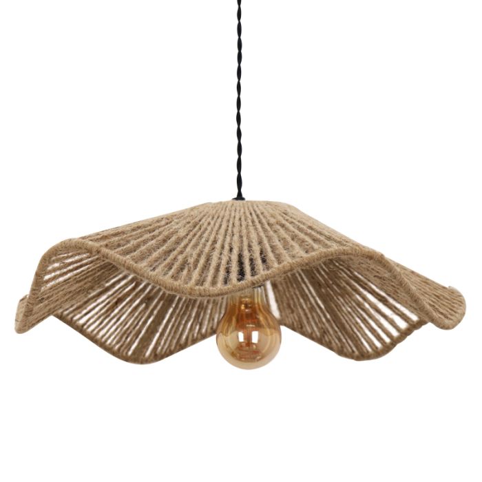 Lampada a sospensione marrone rustica, Annelot