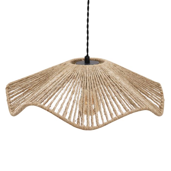 Lampada a sospensione marrone rustica, Annelot