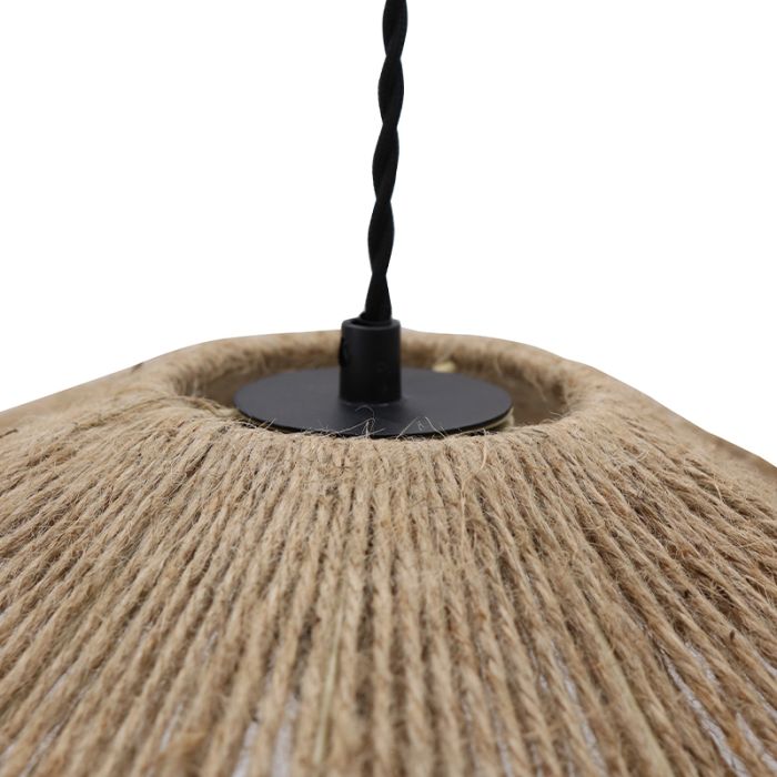 Lampada a sospensione marrone rustica, Annelot