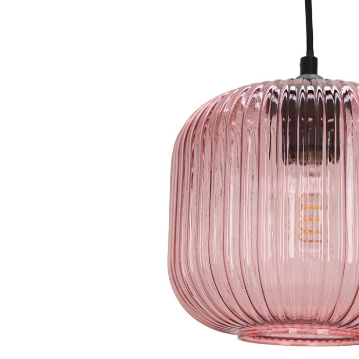Lampada a sospensione rosa design, Charlois