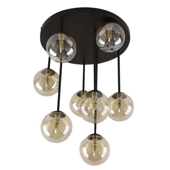 Lampada da soffitto ambrata design, Stacy