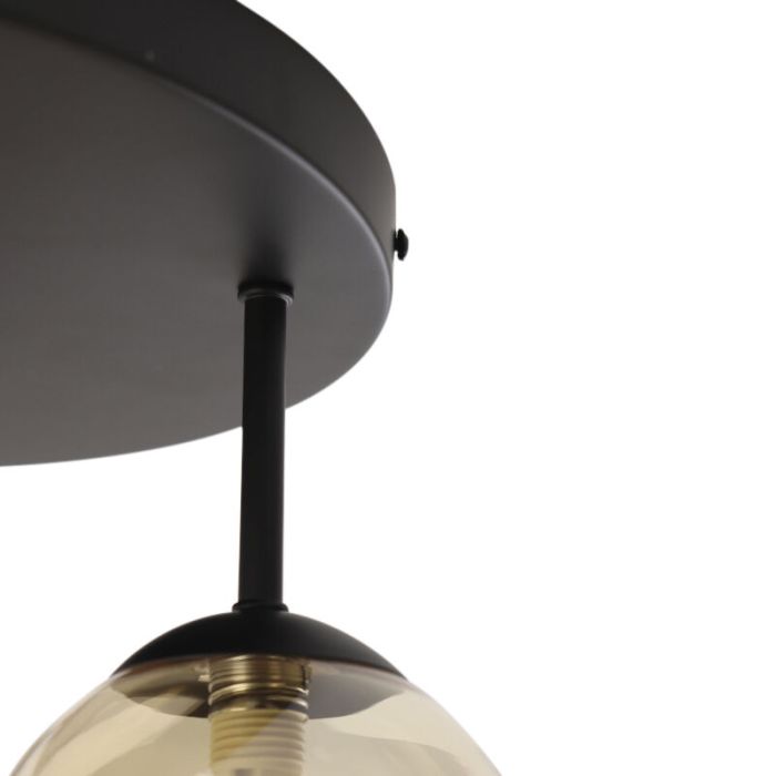 Lampada da soffitto ambrata design, Stacy