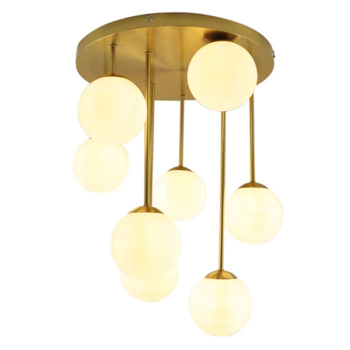 Lampada da soffitto in ottone design, Stacy
