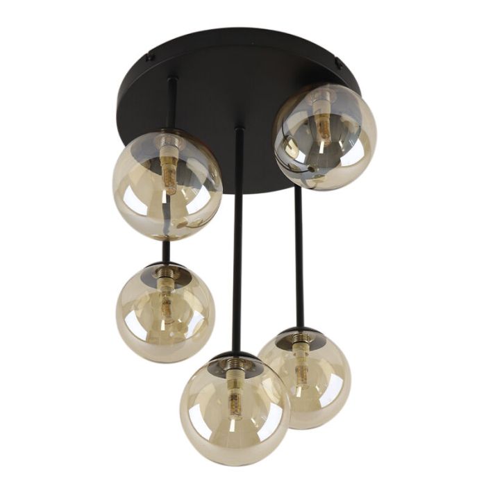 Lampada da soffitto ambrata design, Stacy