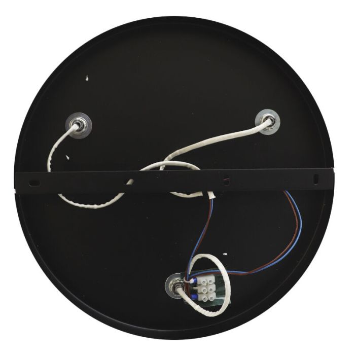 Lampada da soffitto nera in alluminio, Swen