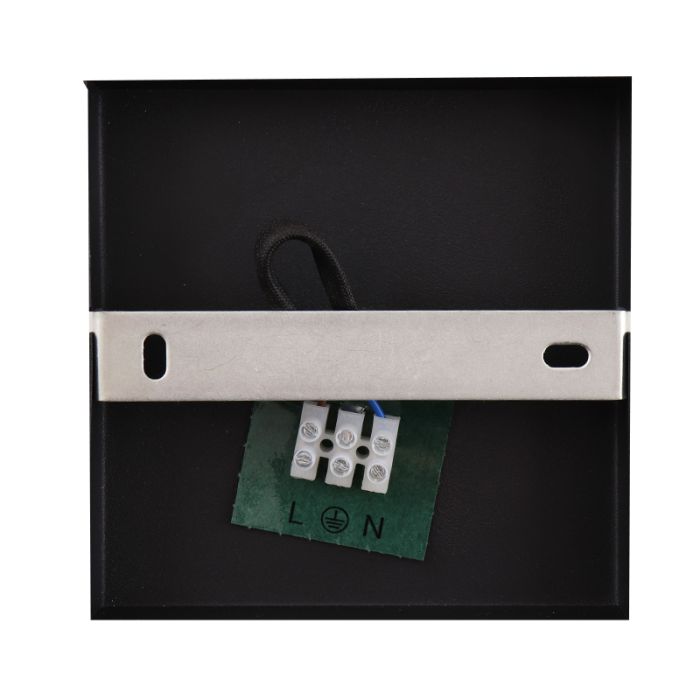 Lampada da soffitto nera moderna, Morris