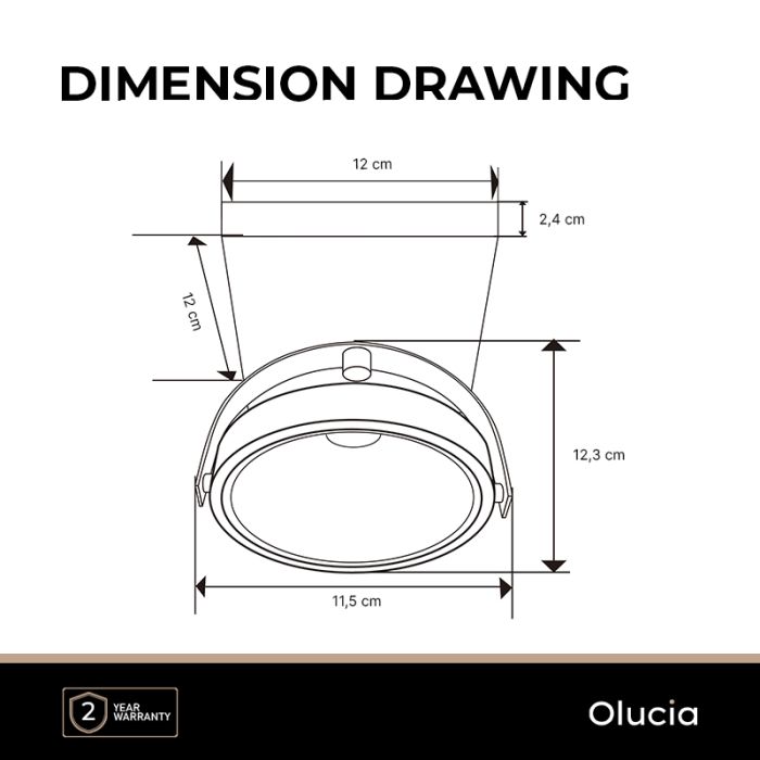 Lampada da soffitto nera moderna, Morris