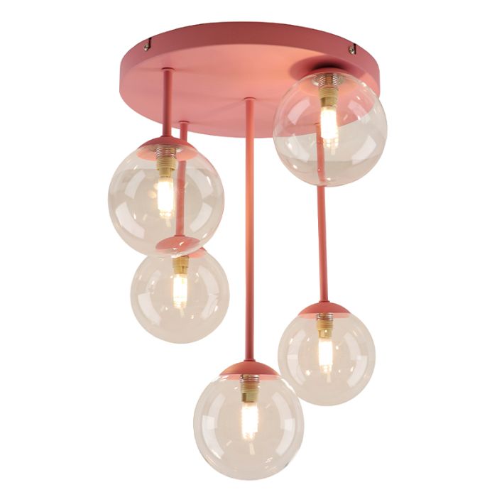 Lampada da soffitto rosa design, Stacy