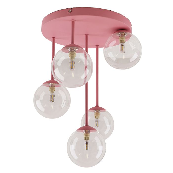 Lampada da soffitto rosa design, Stacy