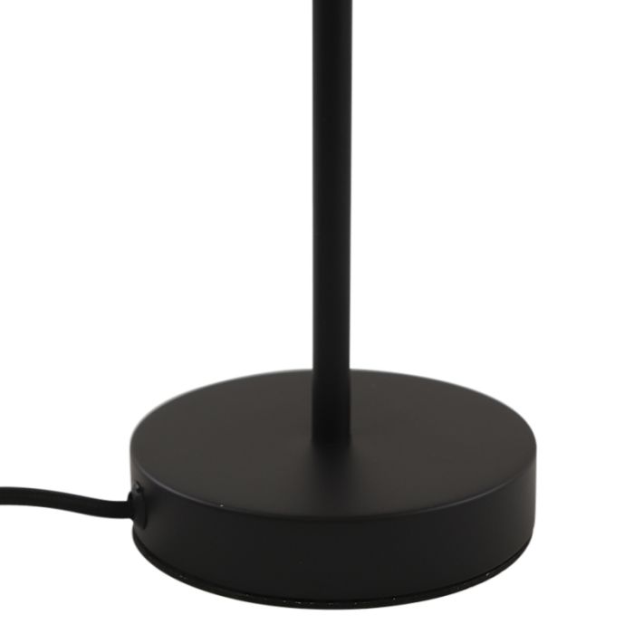 Lampada da tavolo ambrata moderna, Gaya, con interruttore