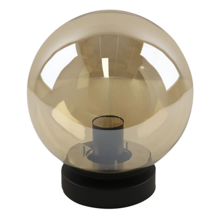 Lampada da tavolo ambrata moderna, Jelly, con interruttore