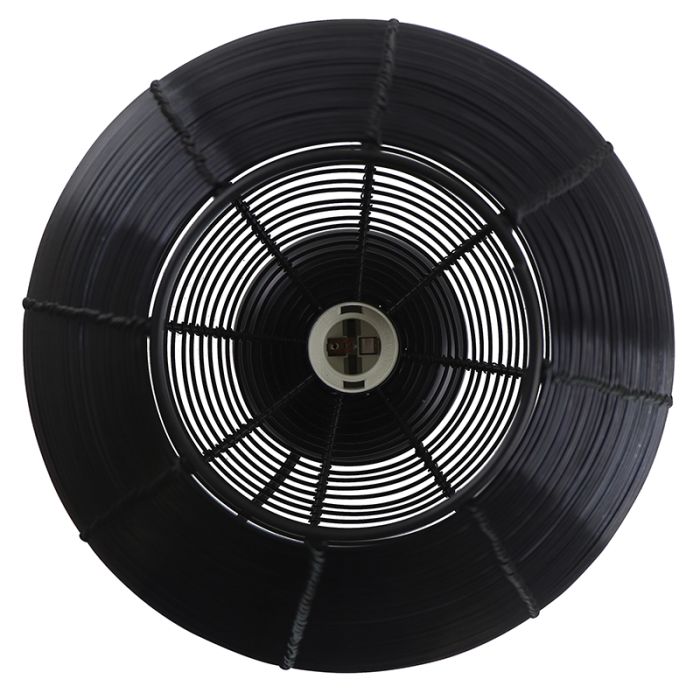Lampada da tavolo nera moderna, Lesly, con interruttore