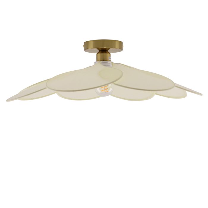 Lampada da soffitto crema rustica, Nena