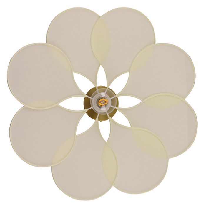 Lampada da soffitto crema rustica, Nena