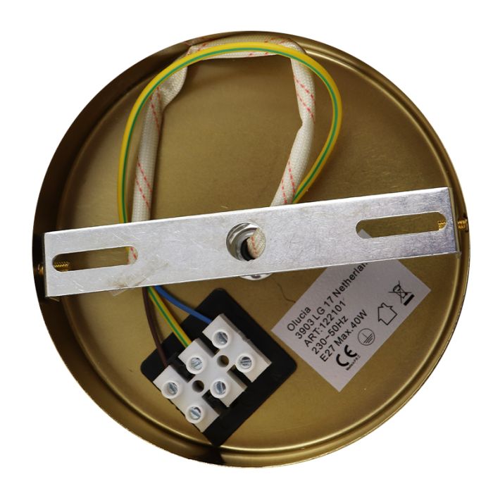 Lampada da soffitto crema rustica, Nena