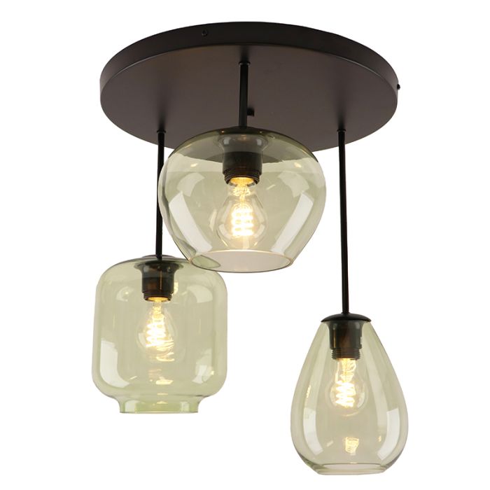 Lampada da soffitto verde moderna, Caia