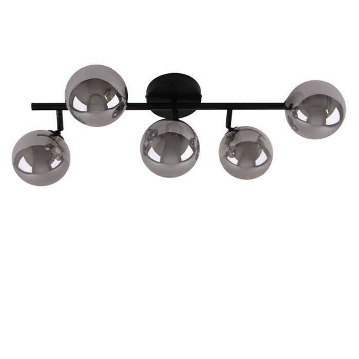 Lampada da soffitto grigia design, Remo
