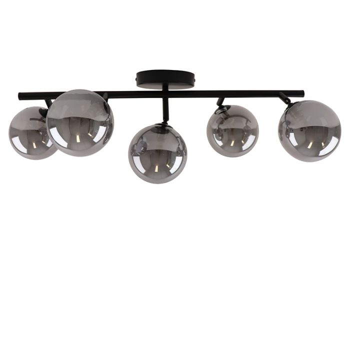 Lampada da soffitto grigia design, Remo