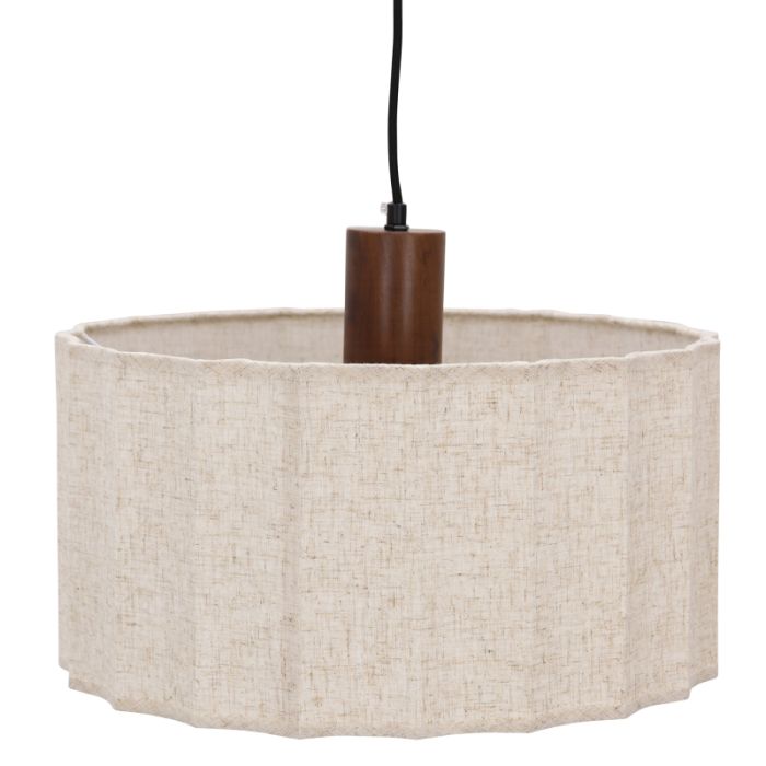 Lampada a sospensione beige rustica, Loulou