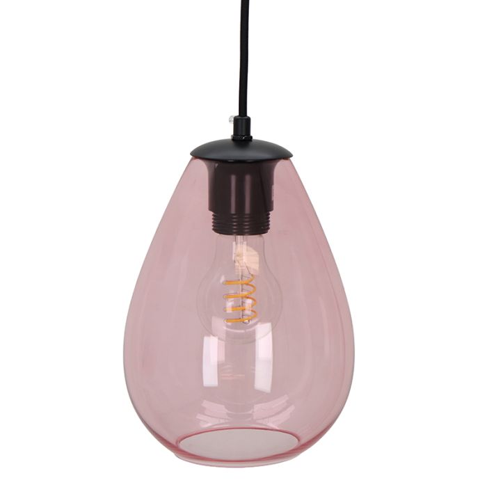 Lampada a sospensione rosa moderna, Caia