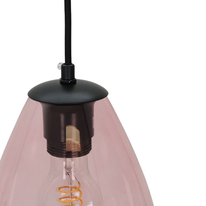 Lampada a sospensione rosa moderna, Caia