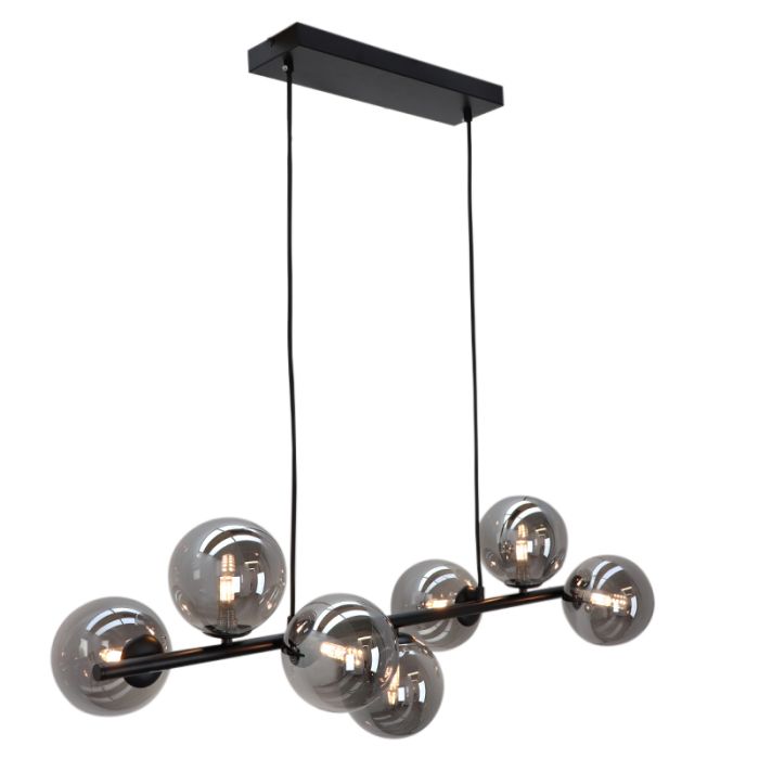 Lampada a sospensione grigia design, Remo