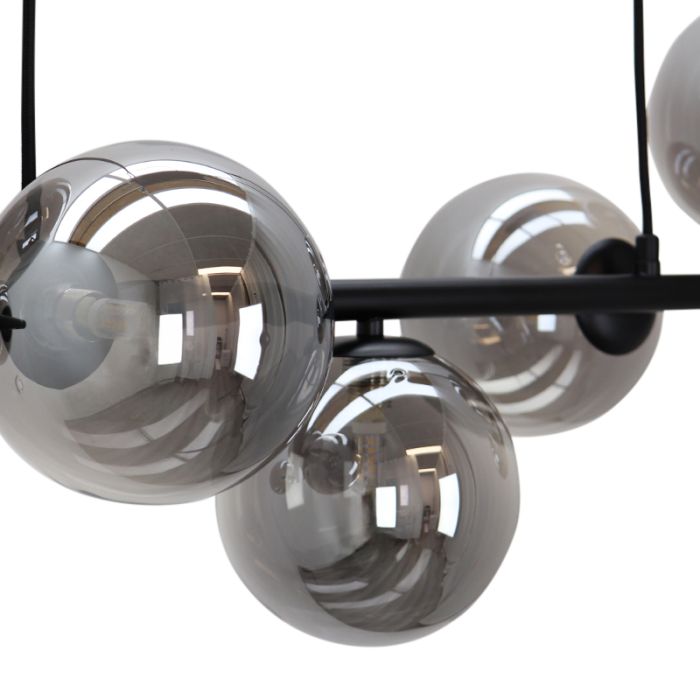 Lampada a sospensione grigia design, Remo