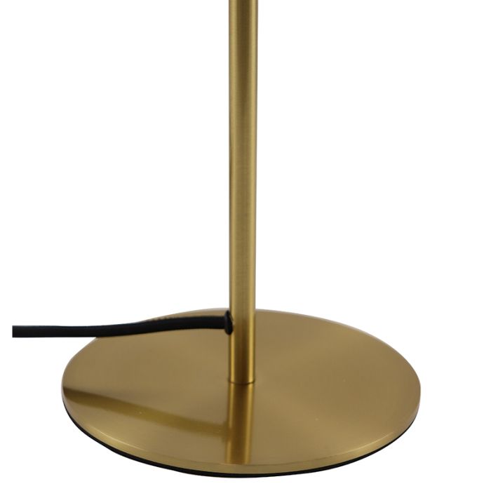 Lampada da tavolo trasparente retrò, Johnson, con interruttore