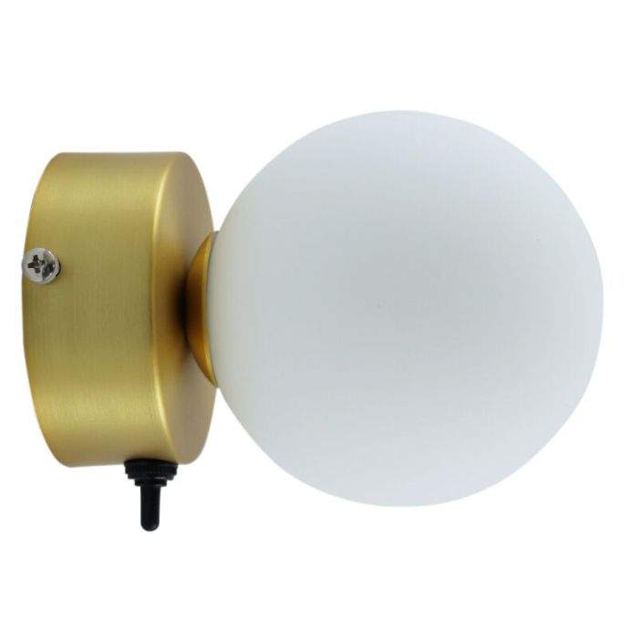 Applique per bagno dorata moderna, Amer, IP44