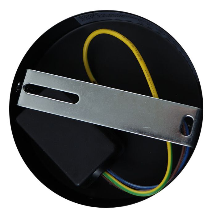 Lampada da soffitto da bagno nera moderna, Amer, IP44