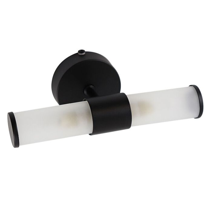 Applique per bagno nera moderna, Callum, IP44