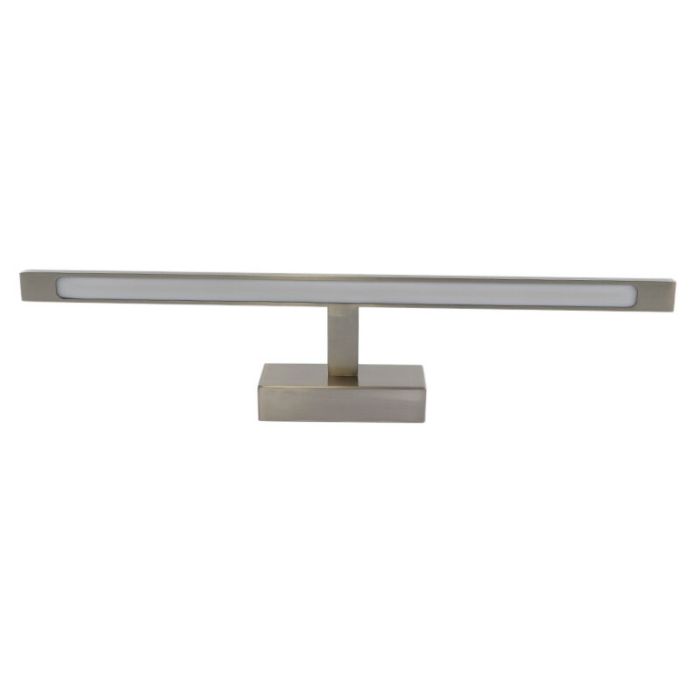 Lampada per specchio in nichel moderna, Steffy, 8W, 3000K LED, IP44