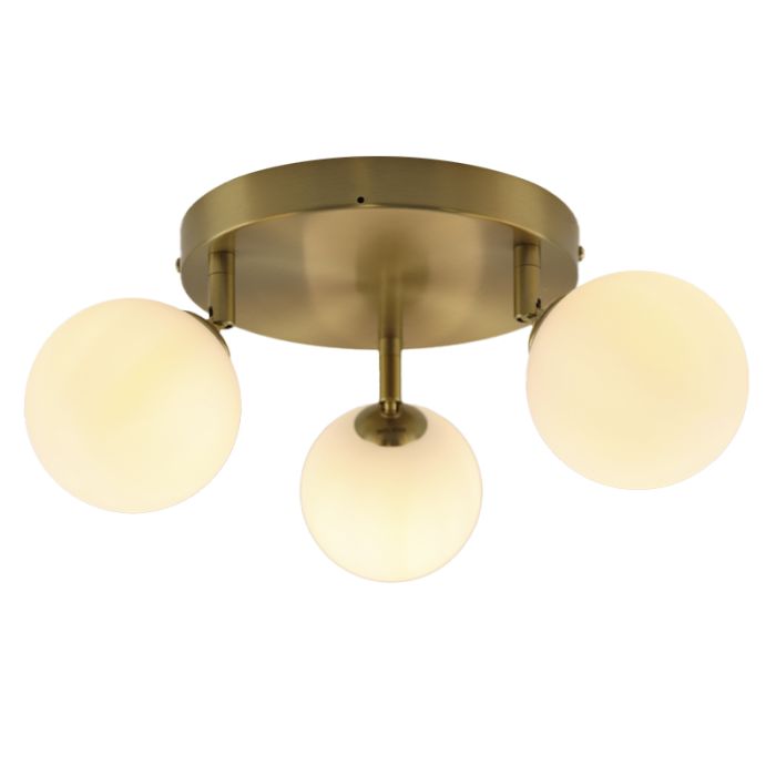 Lampada da soffitto da bagno bianca moderna, Amer, IP44